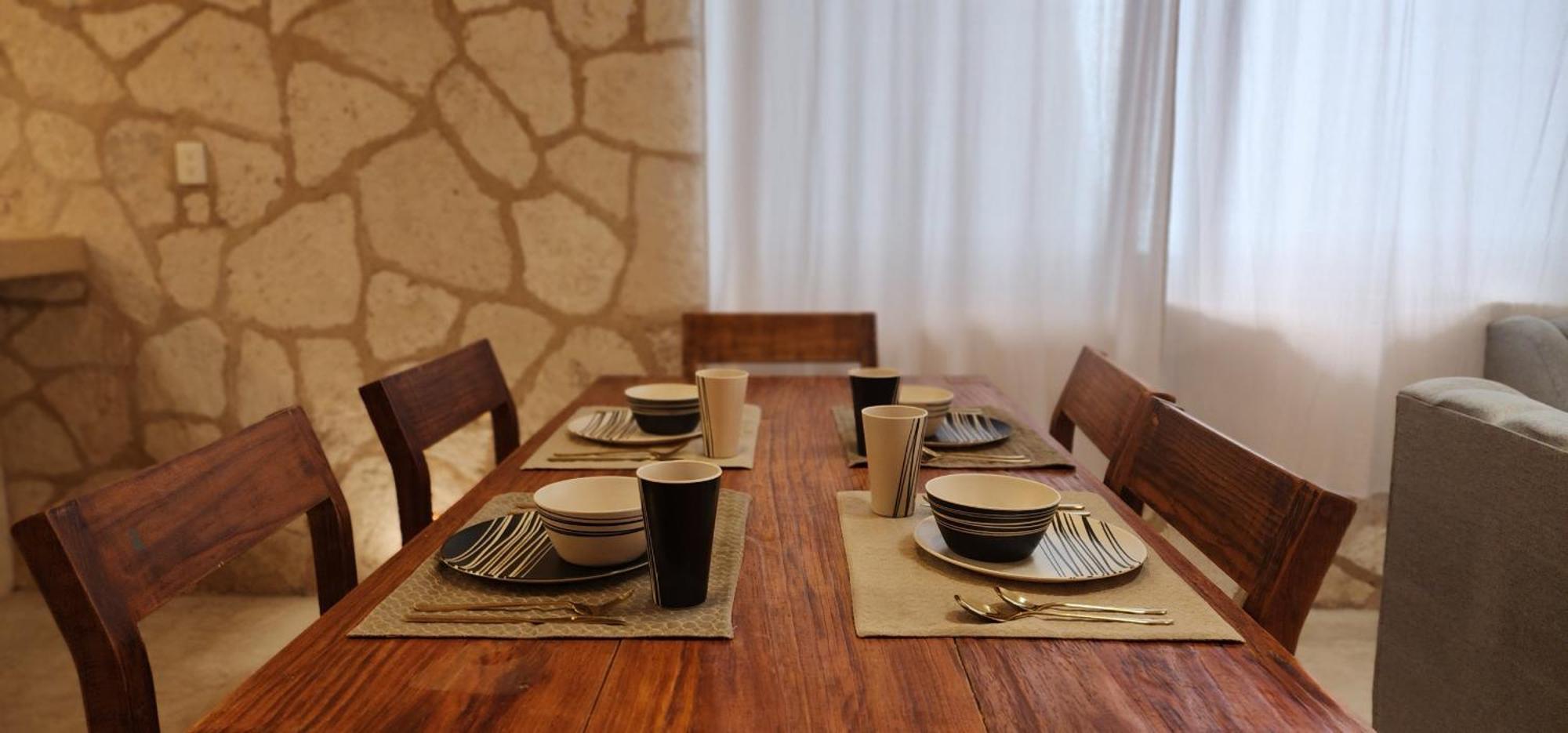 شقة Kin Tulum House Downtown المظهر الخارجي الصورة